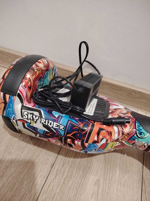 Hoverboard MYRIA Sky Rider MY7037YG, 6.5 inch, graffiti