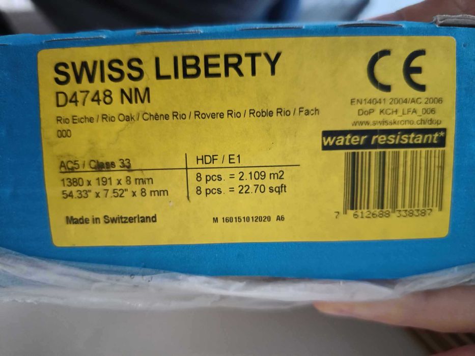 Parchet laminat rezistent la apa Swiss Krono Liberty Rio Oak D 4748 NM