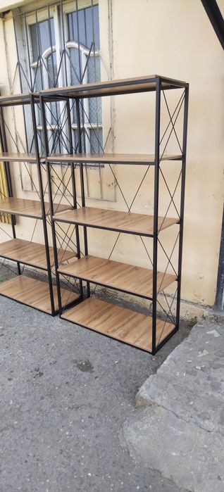 Книжни ЛОФТ СТОЛ ВА полка Стилажлар оптом ва донага. Ишлаб чиқарувчида