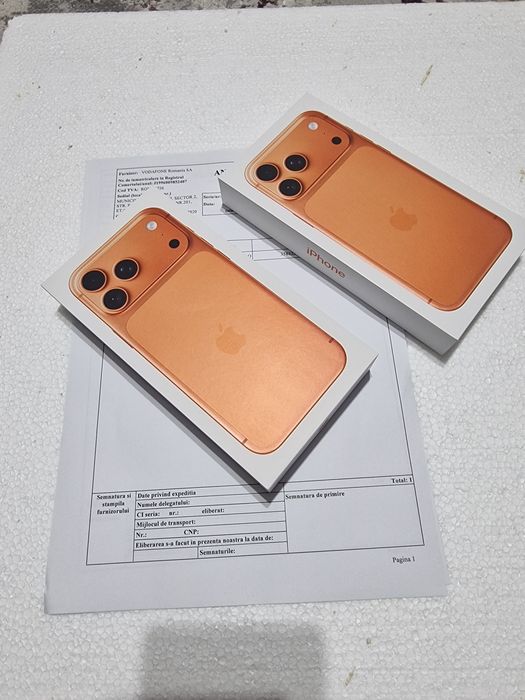 Vand IPHONE 17 PRO MAX 256GB  Sigilat în cutie , cu Factura și garanție  !!