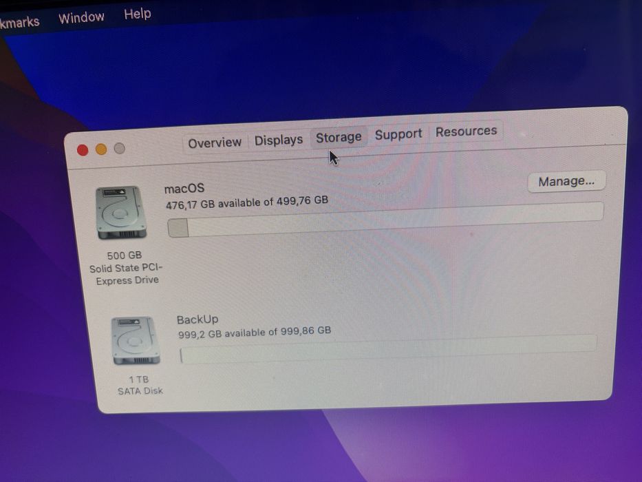 Mac mini 2014 2.8 ghz ssd 512 gb hard 1 tera