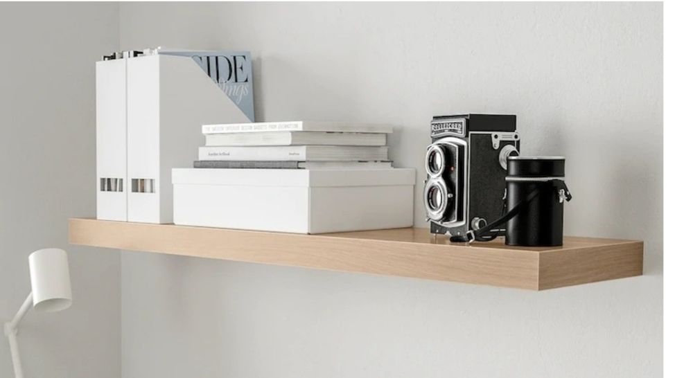 Полки подвесные  Ikea lakk