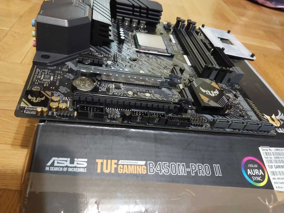 AMD Ryzen 7 5800X + Asus TUF B450M Pro II