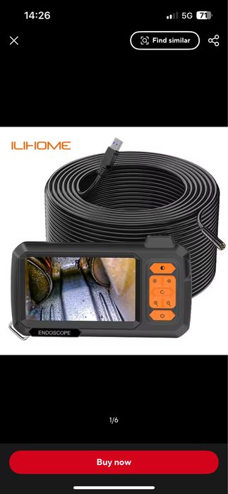 Ендоскоп камера  20метра кабел