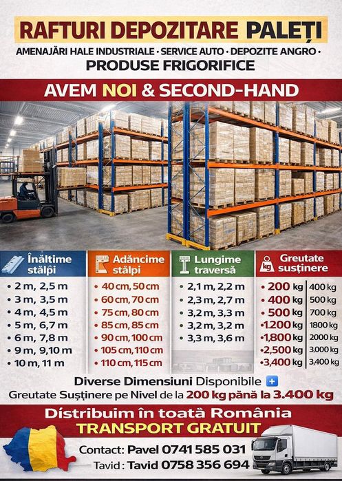 Rafturi metalice industriale 353x755