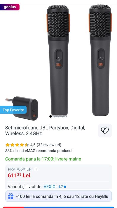 Set 2 microfoane JBL
