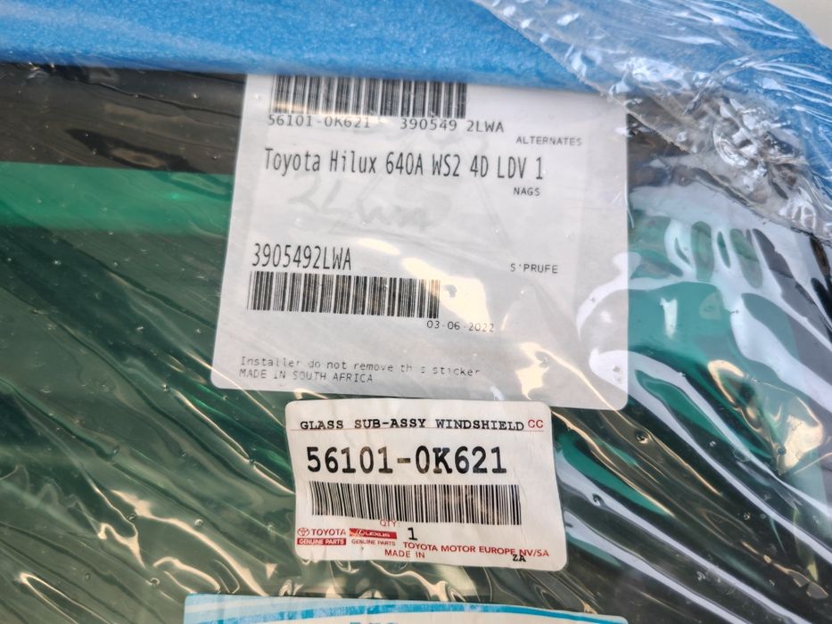 Parbriz original Toyota Hilux 2018- prezent