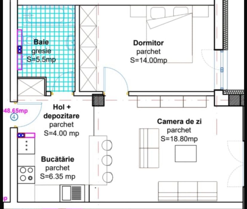 Apartament Baciu Bloc 2026