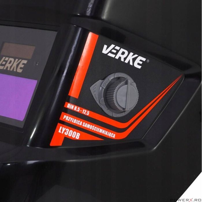 Masca pentru sudura automata, reglaj manual, camp vizual 90x34 mm,