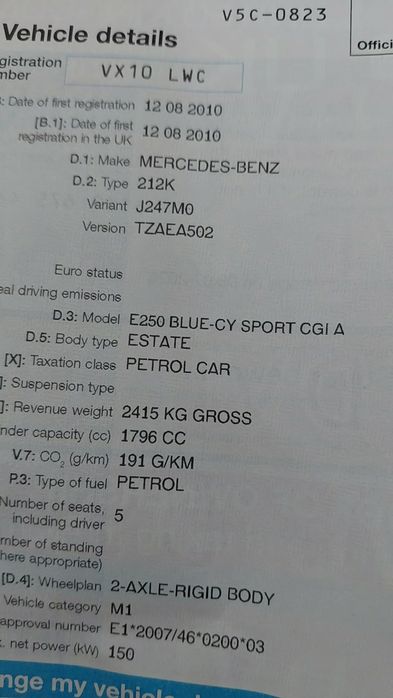 Mercedes-Benz W212 на части OM271.860 150kW 204к.с.