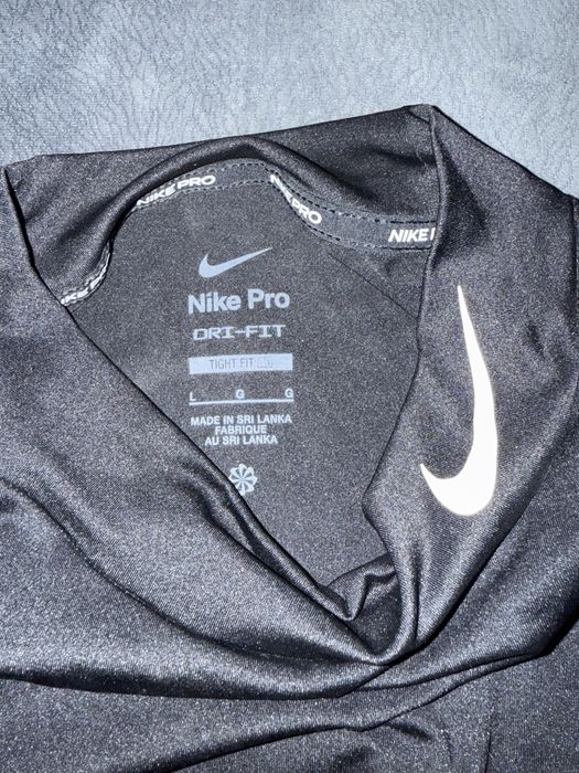 Черна термоблуза Nike