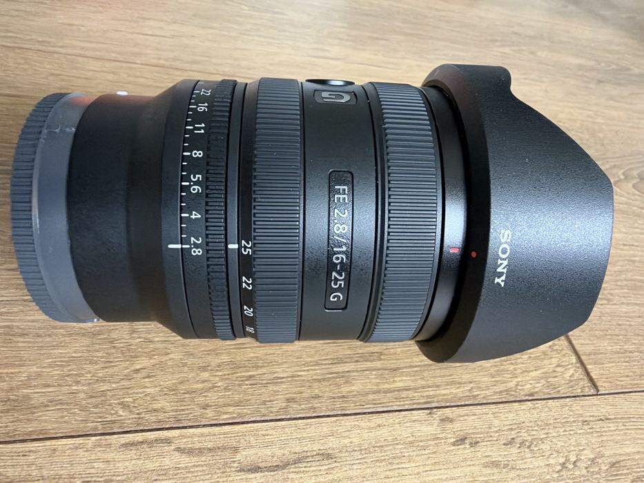 Obiectiv Sony FE 16-25mm f2.8 G impecabil, ca nou, garanție 2028