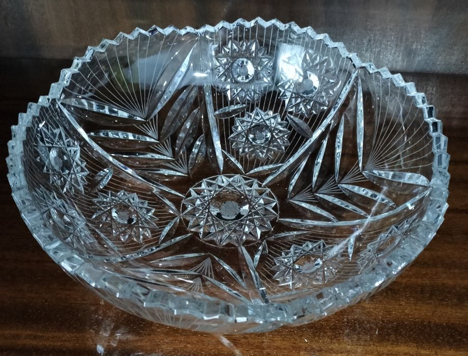 Фруктовая ваза,хрусталь.