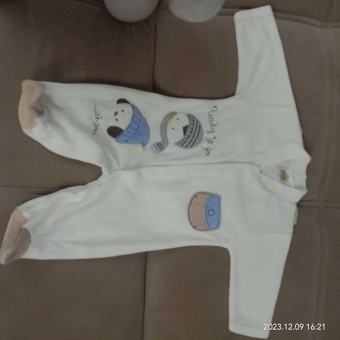 Теплый новорожденный слип