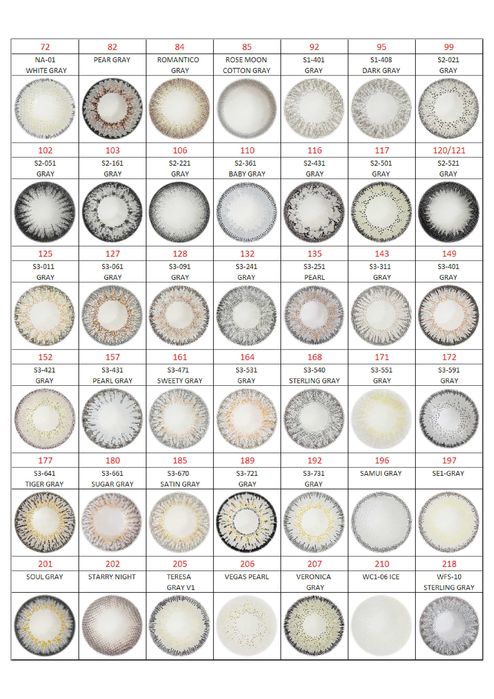 Линзы контактные/цветные