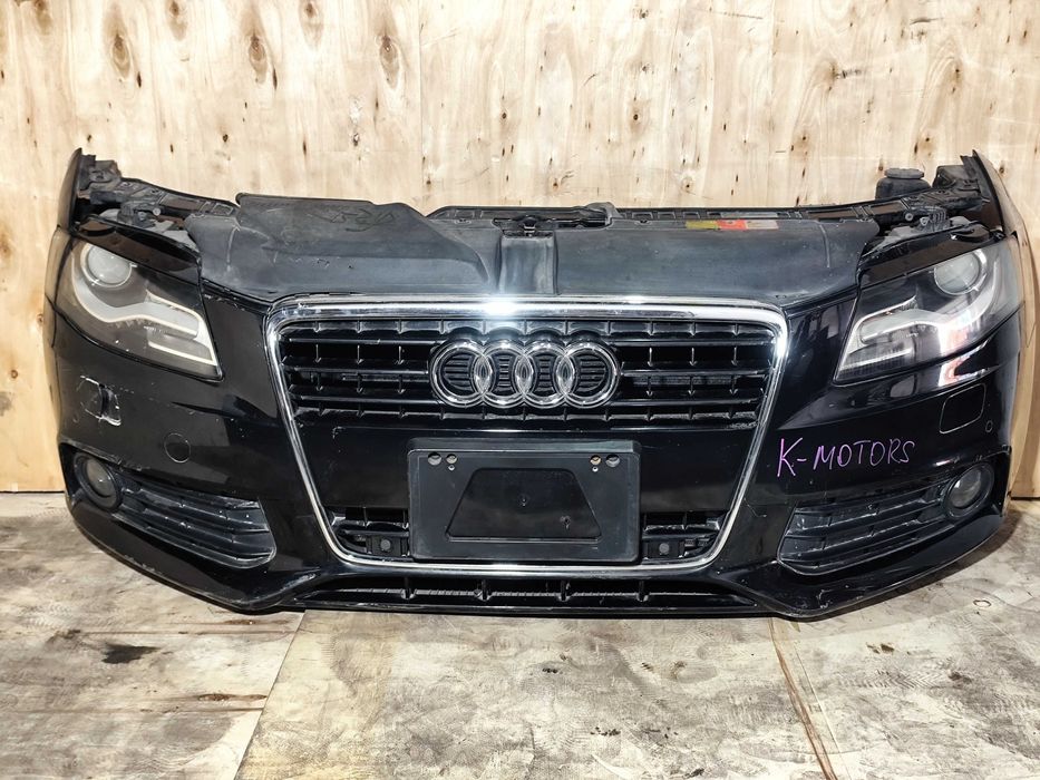 Ноускат Audi A4 S4 B8 A4B8 Дорест 07-11г XENON Ауди А4 Б8 Фары Бампер