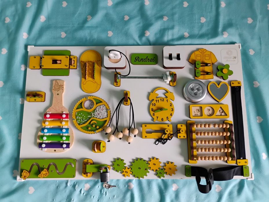 Placa de activități personalizata Andrei
