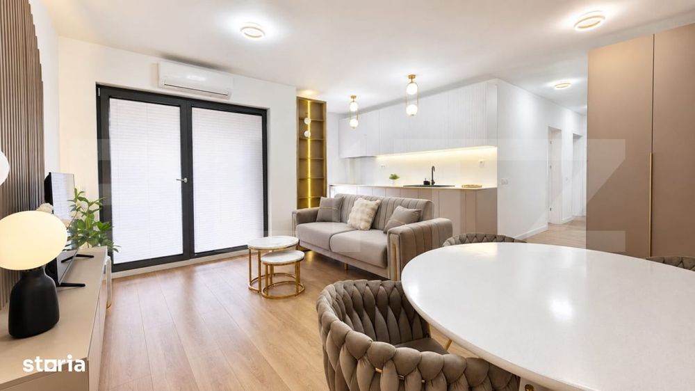 Apartament modern cu 3 camere, 65 mp, parcare subterana, Calea Moldove — fotografia 3