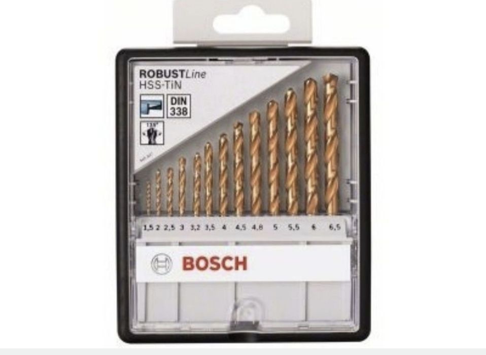 Комплект чисто нови Титаниеви бургии BOSCH