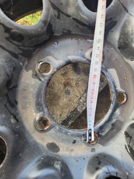Jenți tabla Nissan Qashqai 5x130 cu cauciucuri iarna bune 205/65/15
