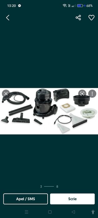 Aspirator Rovus uscat și umed, spălare, fotoliu, canapea, carpit auto,