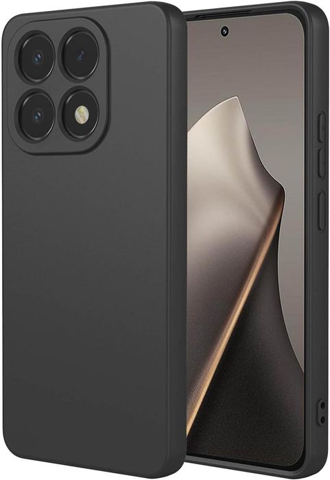 Матов силиконов кейс за xiaomi 15t pro със защита около камерите
