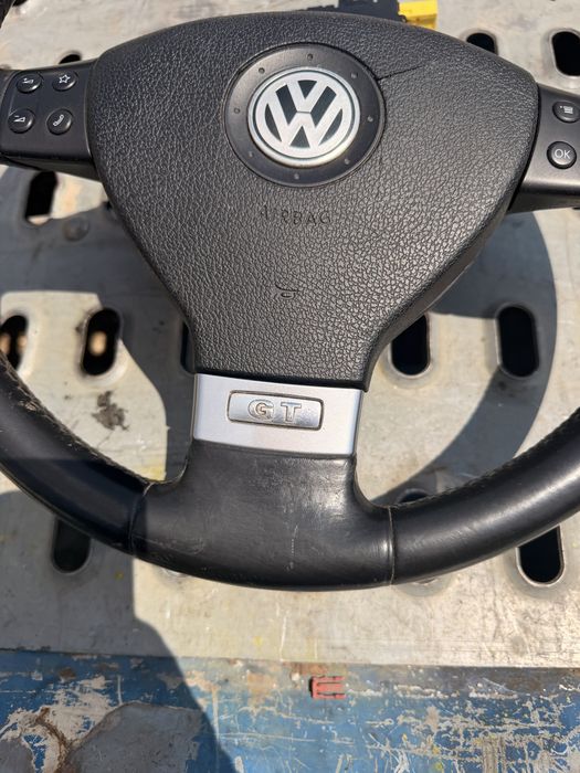 Volan cu comenzi GT claculator coloana vw passat b6 golf 5 touran eos