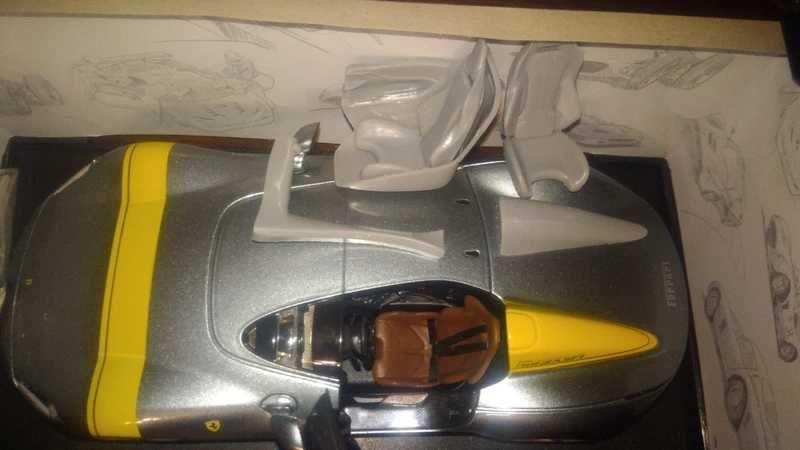Macheta Bburago 1:18 Ferrari SP1 Monza, cu kit conversie la SP2