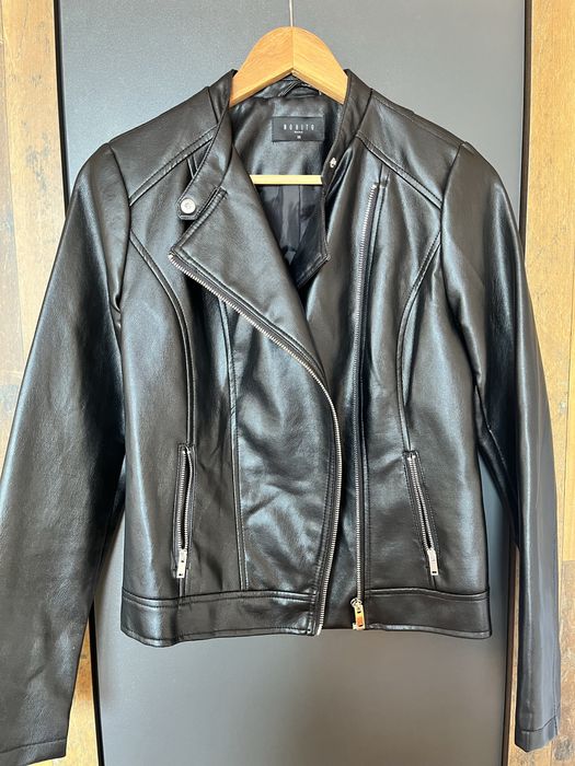 Geaca de fete, imitatie de piele din Mohito