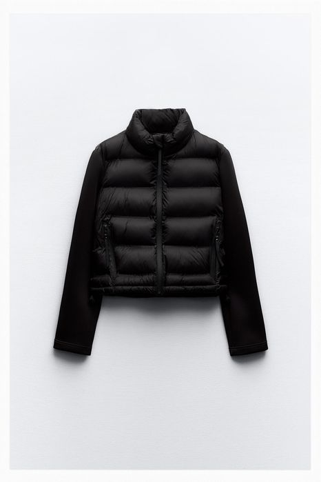 Дамско яке Zara неопренови ръкави