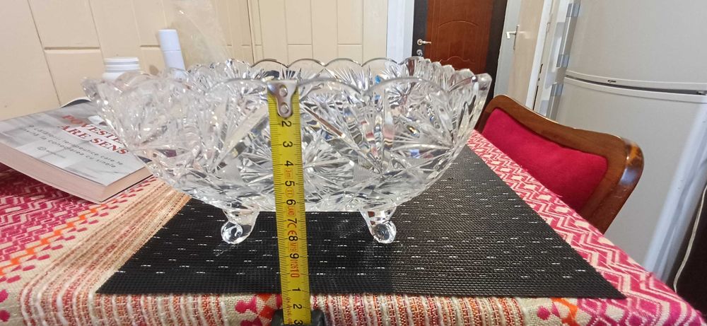 Fructiera 20.5 cm cristal Bohemia