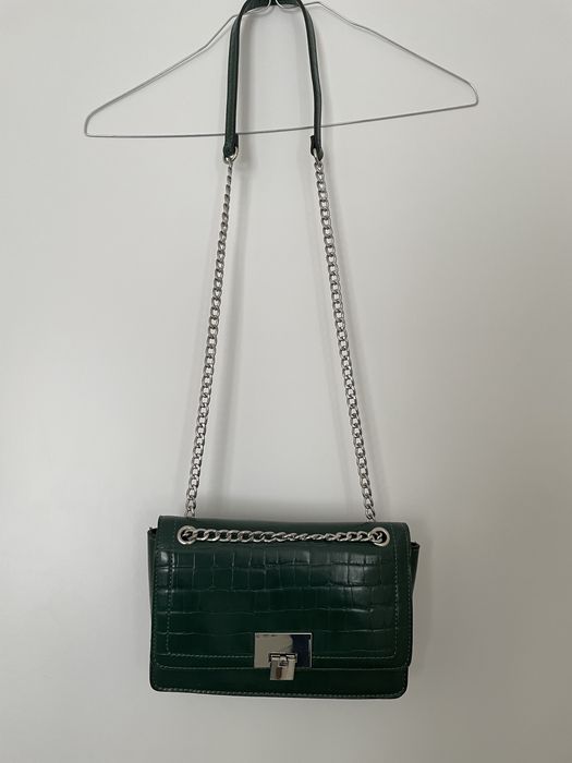 Geanta de umar Stradivarius, noua, culoare verde