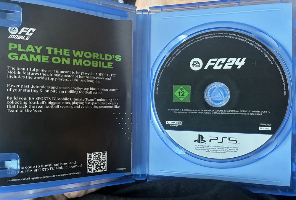 Игра Fifa24 за PS5