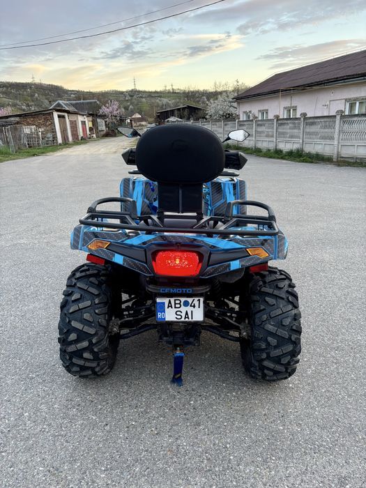 ATV CfMoto 450L numere negre