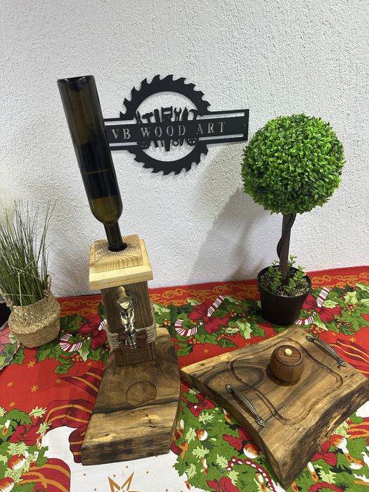 НОВИ МОДЕЛИ НАЛИЧНИ/ГРАВИРАНЕ Диспенсъри за алкохол с дъска за мезета