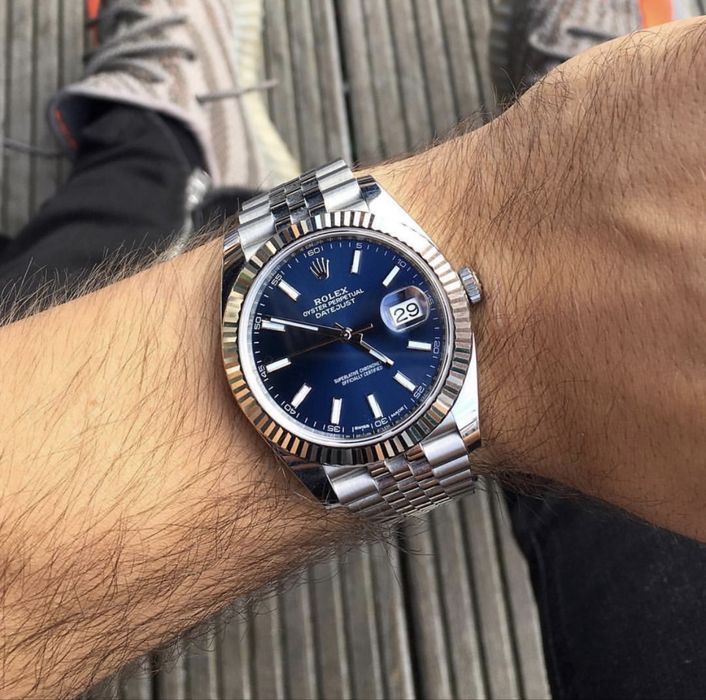 ceas rolex datejus blue dial 41,mm