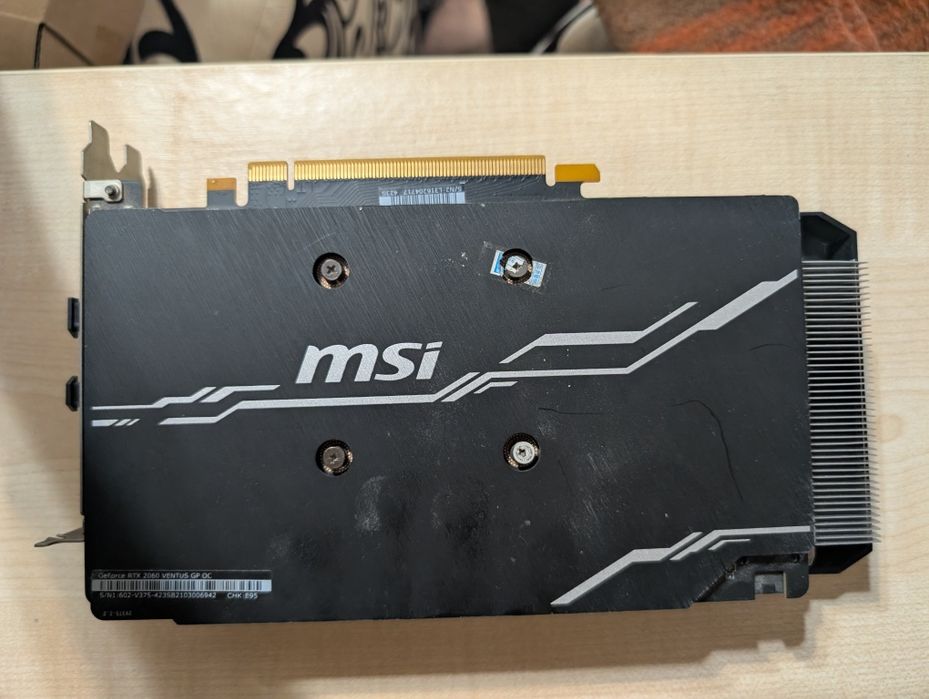 Msi rtx 2060 ventus oc
