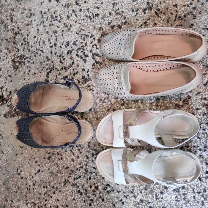 Дамски обувки и сандали по 2 евро отлични!