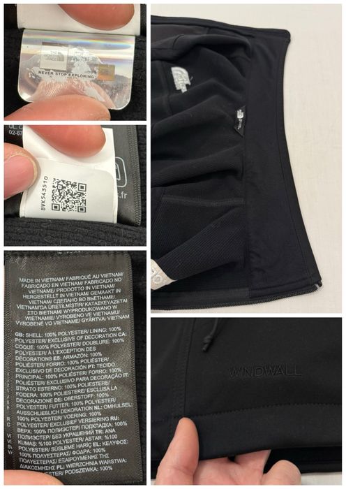 Vesta THE NORTH FACE (M barbat) Softshell outdoor windstopper vant