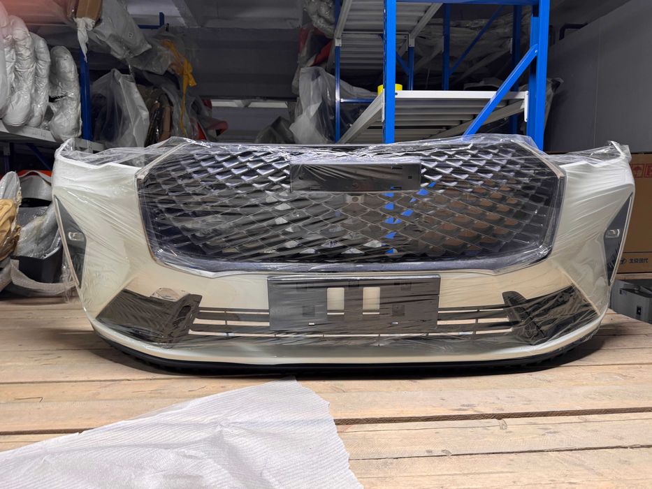 Haval H6 передний бампер белый