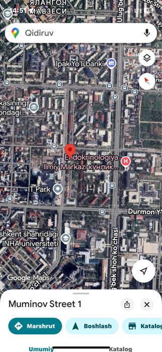 bollarga kvartira Mirzo ulug'bek buyuk ipak yoli  It park torisida