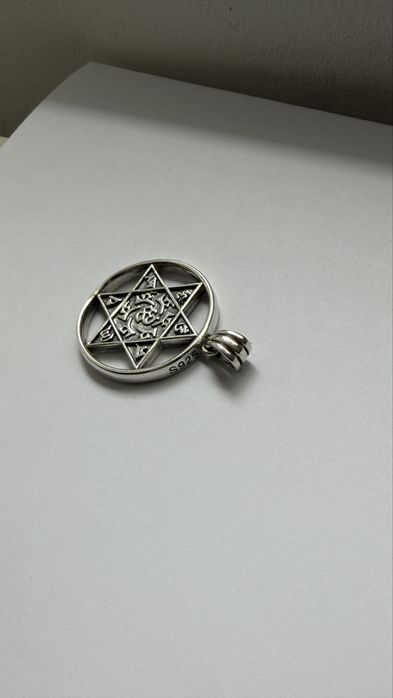 Pandantiv STEAUA LUI DAVID Argint 925 sterling masiv