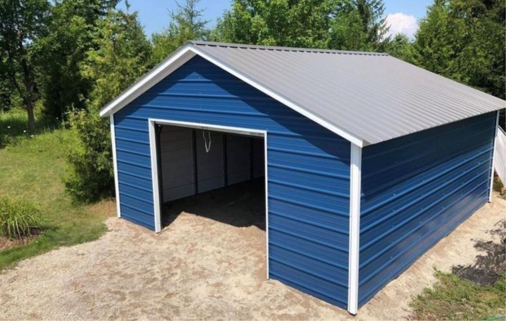 Vand garaje auto pe structura metalica