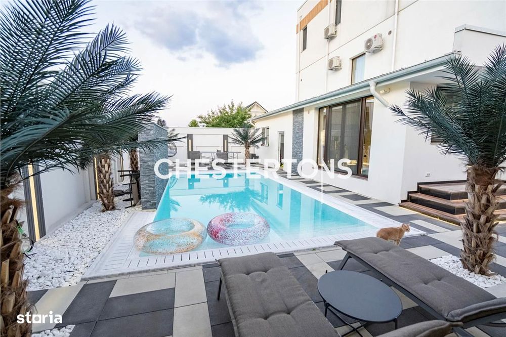 Vila de vanzare in Otopeni, P+2E, teren 509 mp, piscina