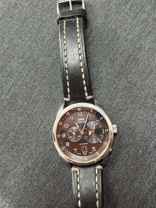 Oris Automatic 30 Jewels Classic Leather Watch