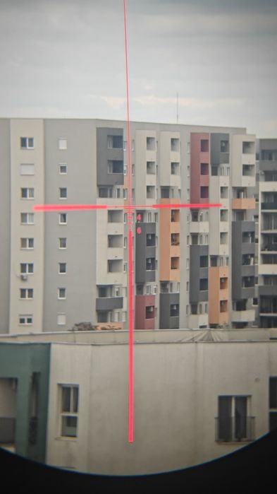 Luneta ACOG 4X Aim-O cu red dot deasupra, quick release