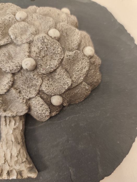 Ръчно изработено пано „Дървото на парите“ върху естествени шисти – 20