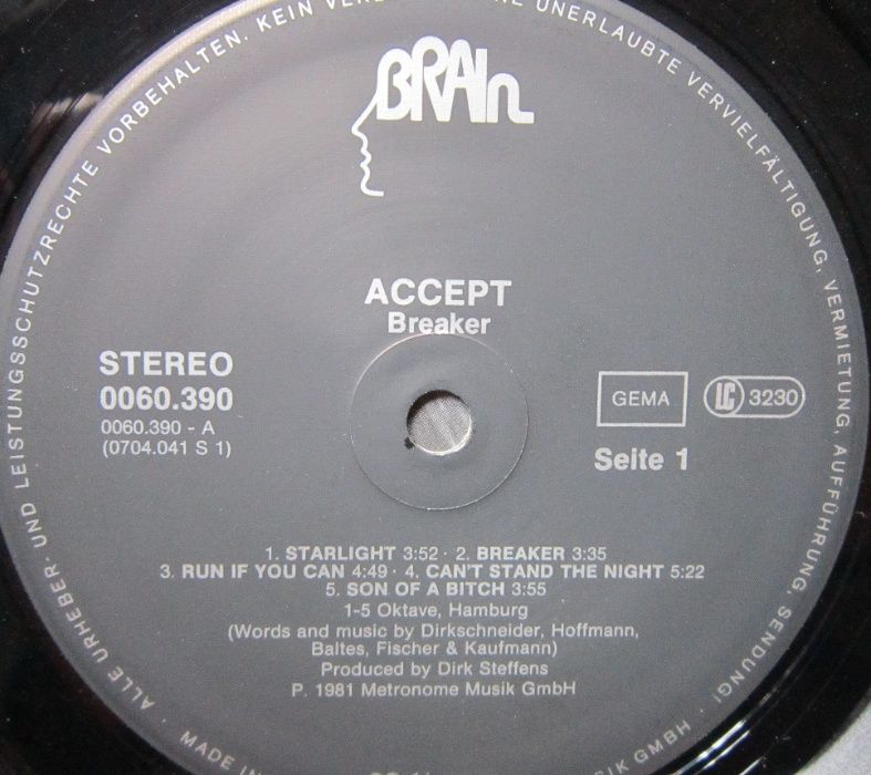 rar Accept Breaker Restless And Wild  Speed Thrash Heavy M. Germany