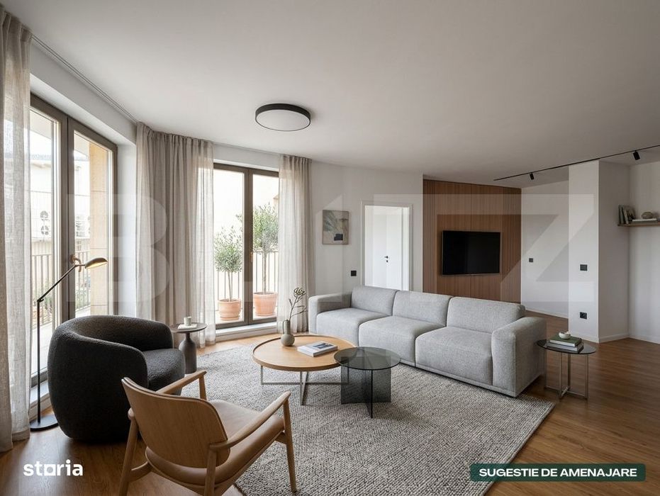 Apartament 2 camere,53 mp in bloc premium cu garaj, zona Eroilor — fotografia 1