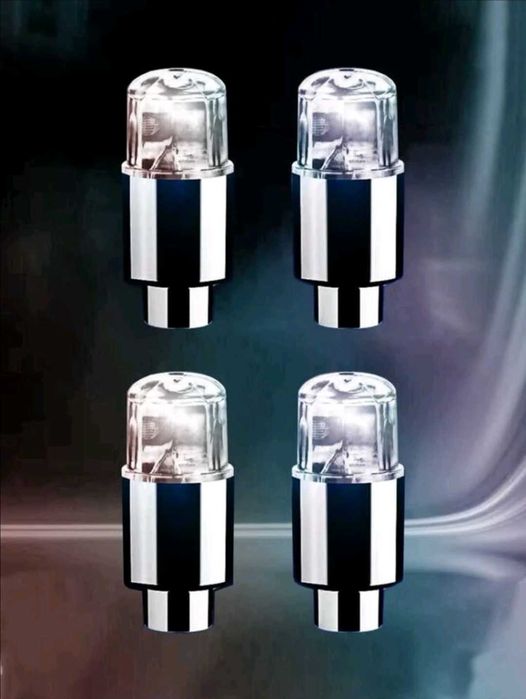 Светещи капачки за вентили на автомобил мотор и велосипед